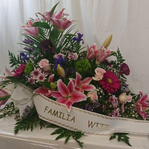 Centro de flores funeral